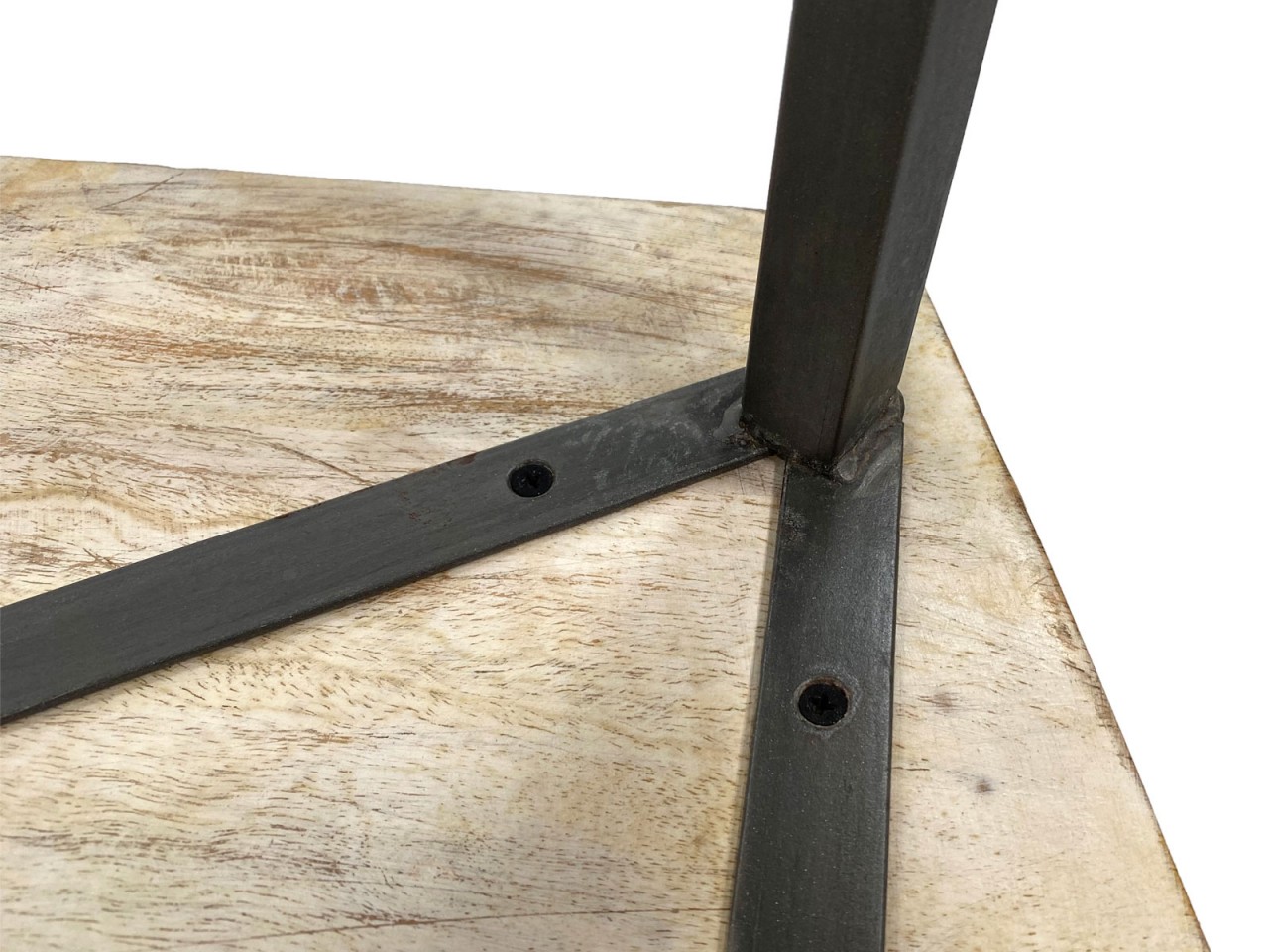 Beistelltisch 56 x 47 cm nachhaltig Wohnzimmer Tisch Couchtisch Nizza Metall-Gestell schwarz - weiß Beistelltisch 56 x 47 cm nachhaltig Wohnzimmer Tisch Couchtisch Nizza Metall-Gestell schwarz - weiß