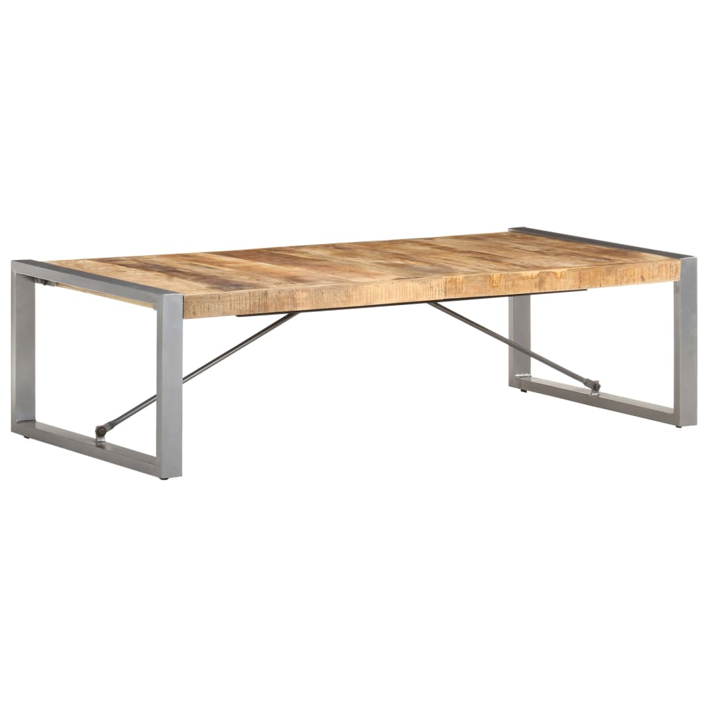 Couchtisch Mangoholz rau 140x70x40 cm