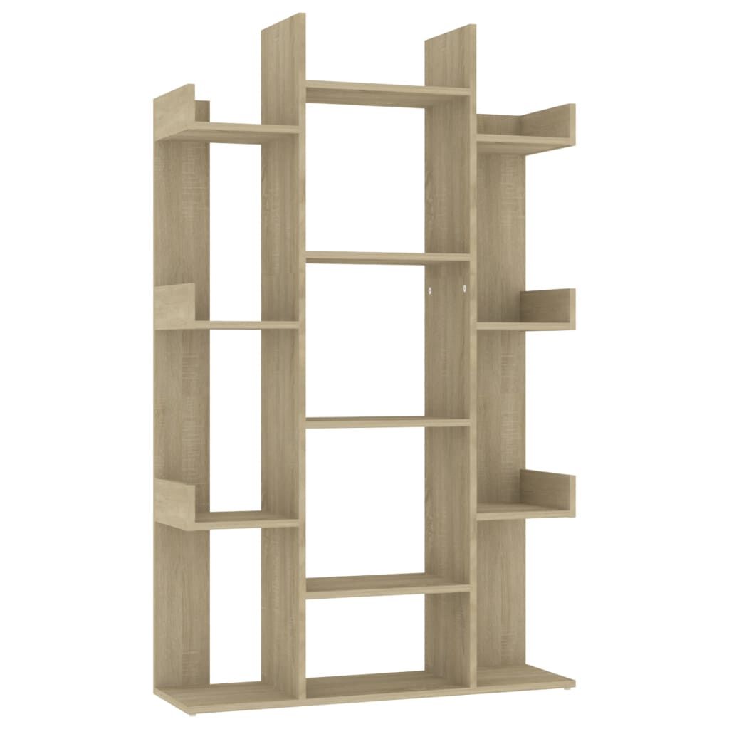 Bücherregal Sonoma Eiche 86x25x140 cm mit Fächern aus Holzwerkstoff modern Bücherregal Sonoma Eiche 86x25x140 cm mit Fächern aus Holzwerkstoff modern