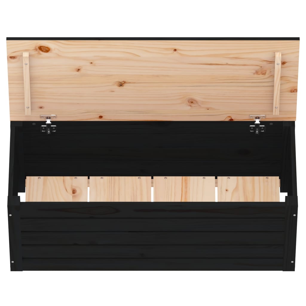 Aufbewahrungsbox Staubox Holztruhe Kiste 89x36,5x33 cm Massivholz Kiefer