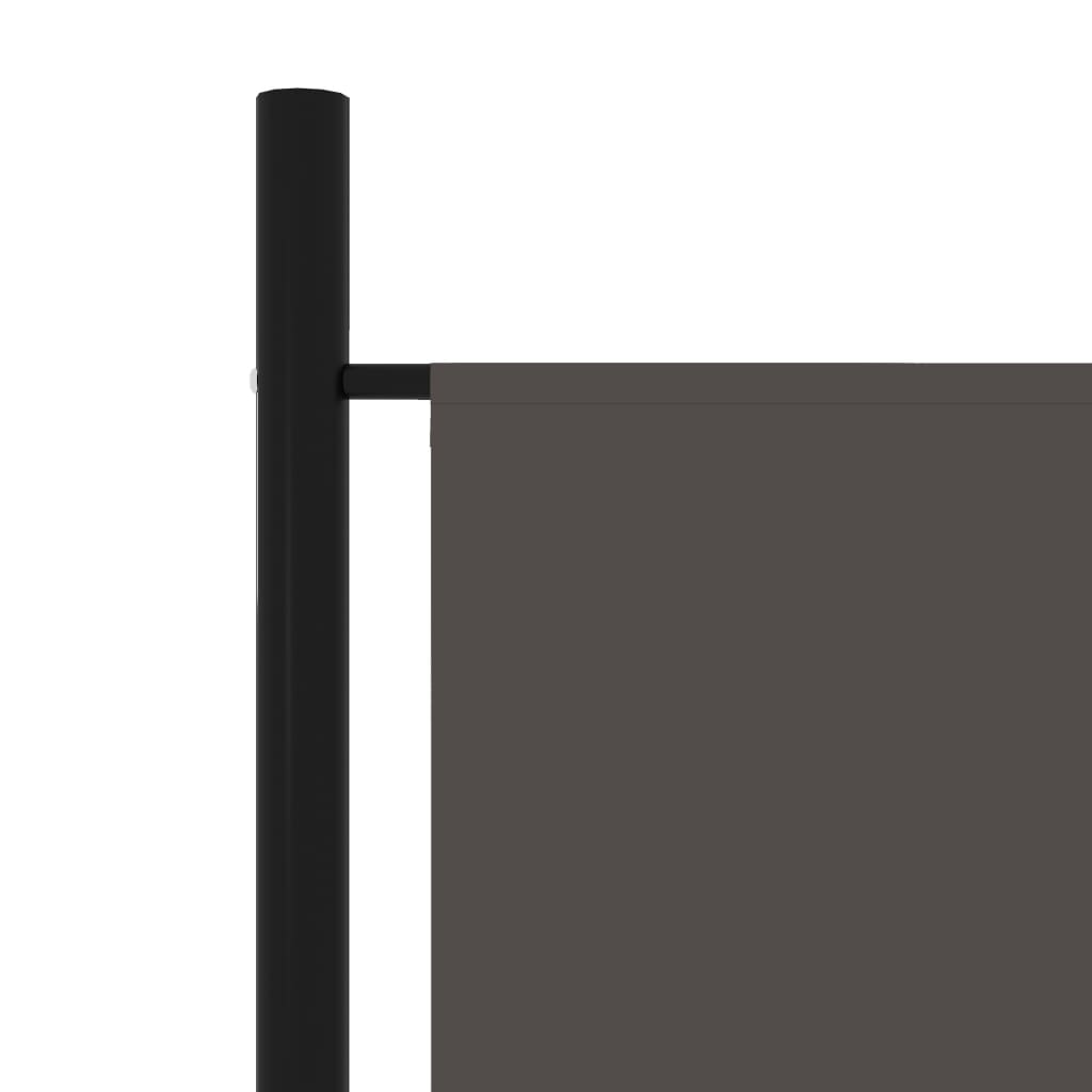 Raumtrenner Paravent 6-teilig Anthrazit 300x180cm Privatsphäre Modern Blickdicht