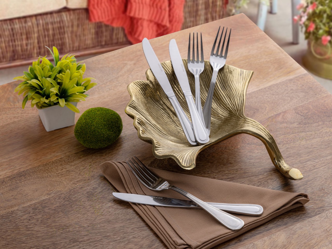 Dekoschale Schale Masterbox 12-teilig Aluminium Ginkgo groß gold o. silber Blattschale Dekoschale Schale Masterbox 12-teilig Aluminium Ginkgo groß gold o. silber Blattschale