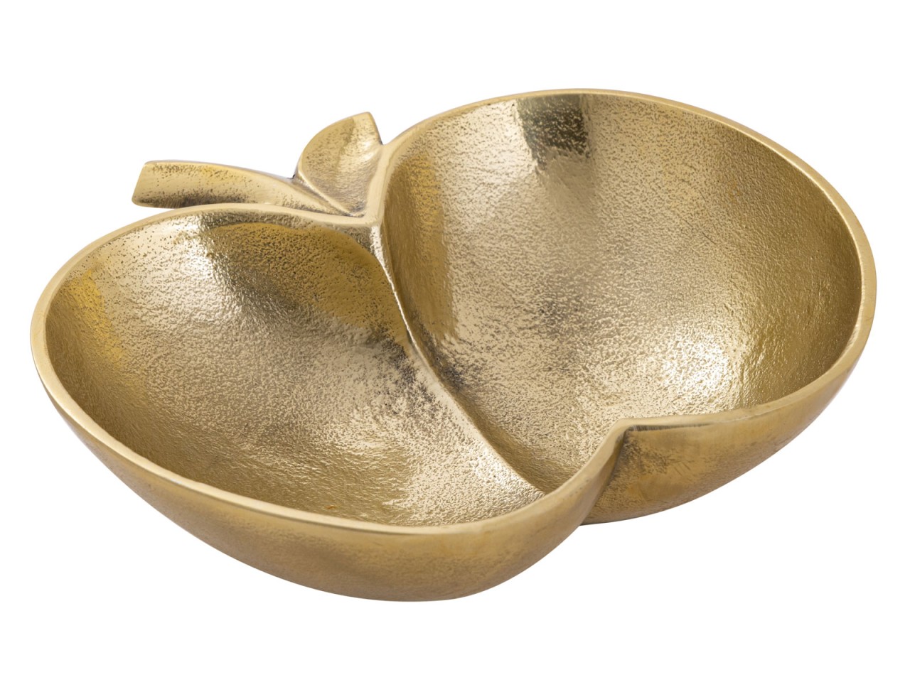 Apfel Schale Dekoschale Apple gold o. silber Aluminium Apfel Schale Dekoschale Apple gold o. silber Aluminium