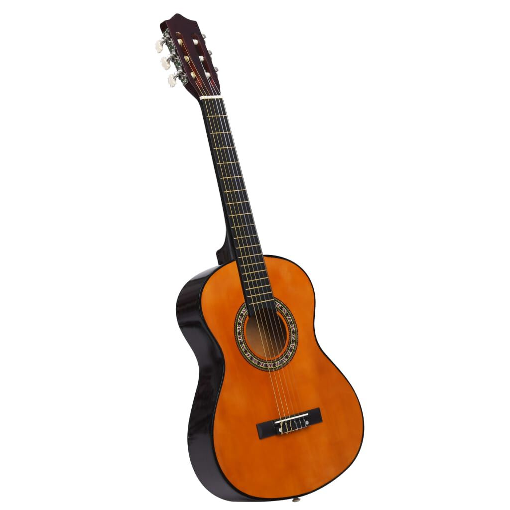 Anfänger Gitarre Gitarrenset 34 Zoll Klassikgitarre mit 8 Zubehörteilen Anfänger Gitarre Gitarrenset 34 Zoll Klassikgitarre mit 8 Zubehörteilen