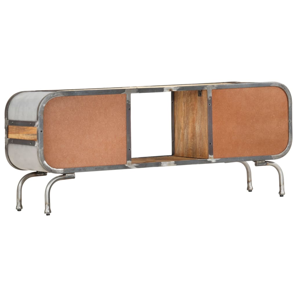 TV-Schrank Mangoholz 110x30x42 cm Massivholz Industrie Design TV-Schrank Mangoholz 110x30x42 cm Massivholz Industrie Design