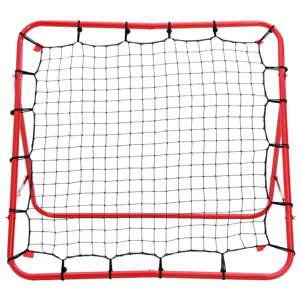 Verstellbarer Fußball-Kickback-Rebounder Trainingsgerät Rückprallwand 100 x 100 cm