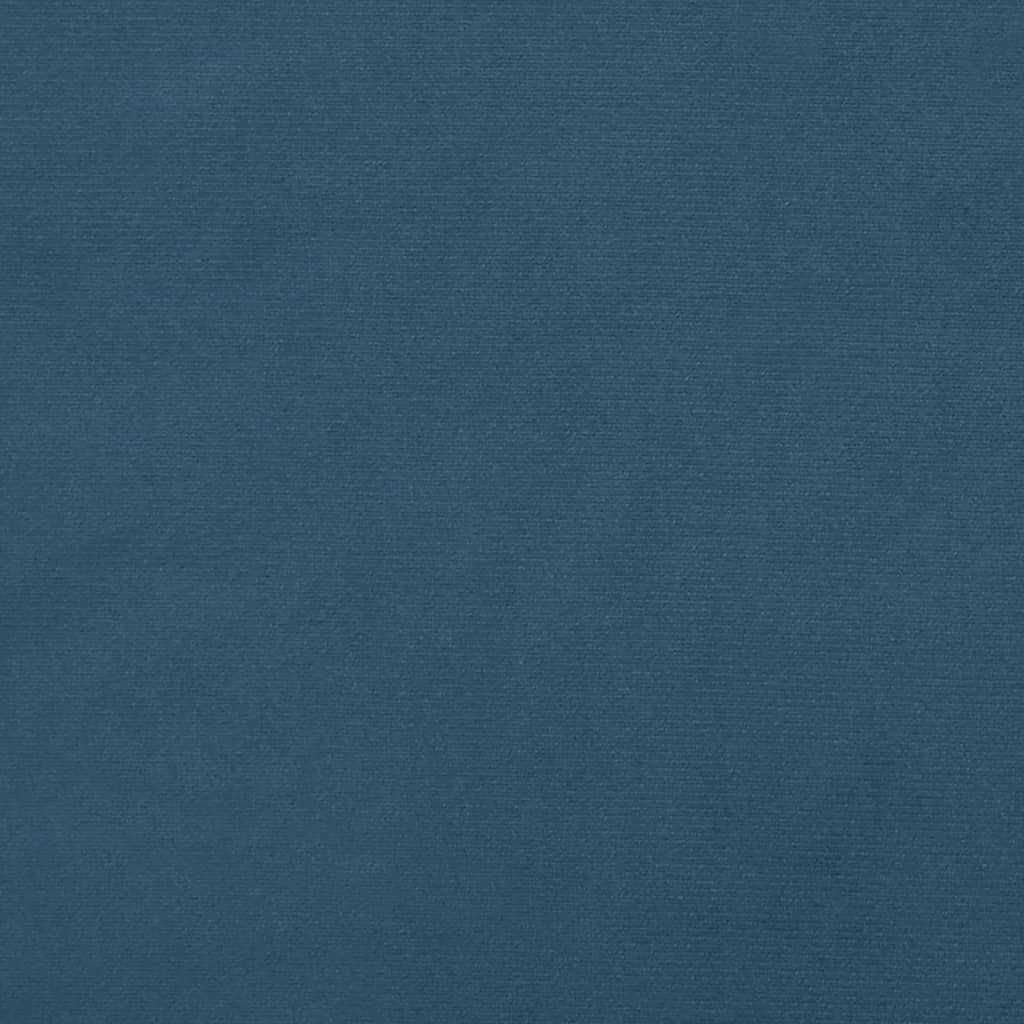Bettgestell Dunkelblau 180x200 cm aus Samt ohne Matratze elegant gepolstert Bettgestell Dunkelblau 180x200 cm aus Samt ohne Matratze elegant gepolstert
