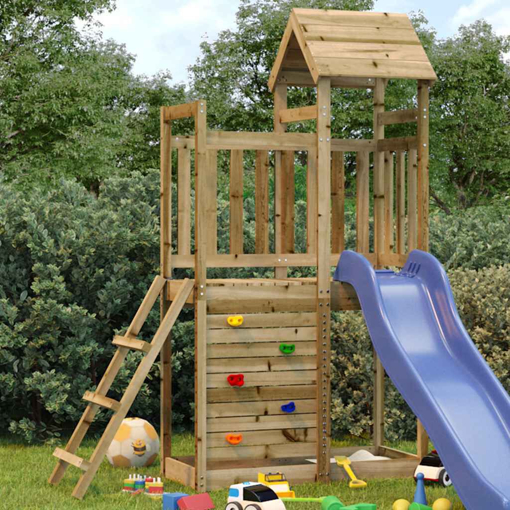 vidaXL Spielturm 52,5x110,5x214 cm Imprägniertes Kiefernholz
