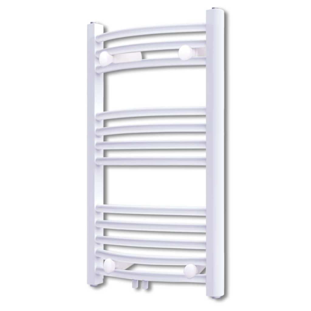 Badezimmerheizkörper, Zentralheizung, Handtuchhalter, gebogen, 500 x 764 mm Badezimmerheizkörper, Zentralheizung, Handtuchhalter, gebogen, 500 x 764 mm