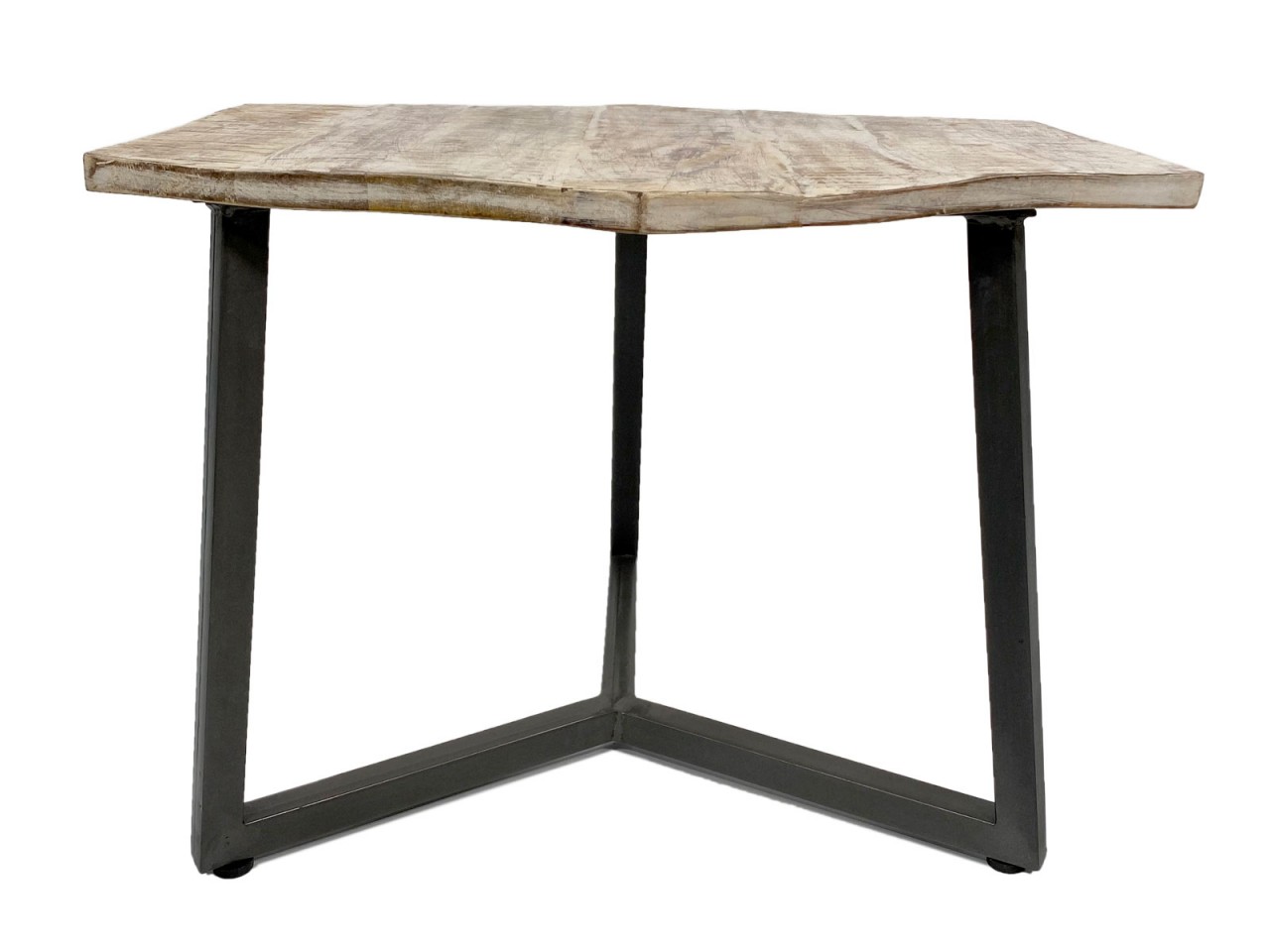 Beistelltisch 56 x 47 cm nachhaltig Wohnzimmer Tisch Couchtisch Nizza Metall-Gestell schwarz - weiß Beistelltisch 56 x 47 cm nachhaltig Wohnzimmer Tisch Couchtisch Nizza Metall-Gestell schwarz - weiß