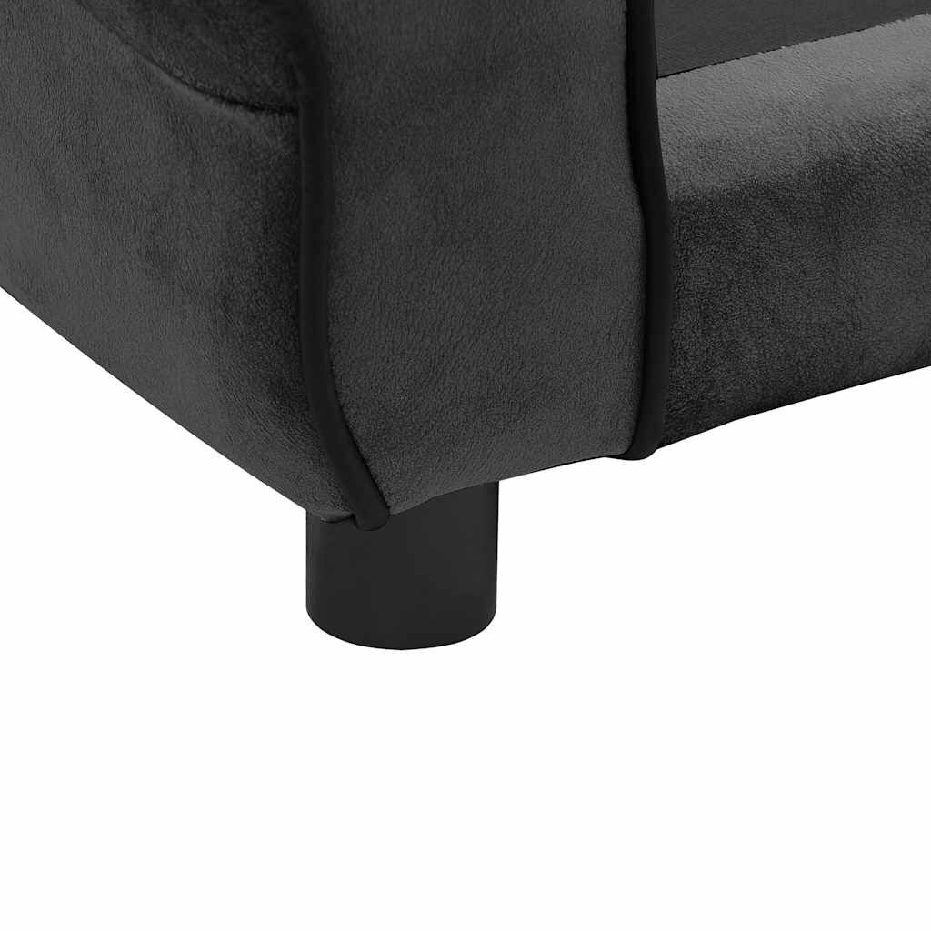 Hundesofa Dunkelgrau 72x45x30 cm weich gepolstert mit Plüschbezug pflegeleicht Hundesofa Dunkelgrau 72x45x30 cm weich gepolstert mit Plüschbezug pflegeleicht
