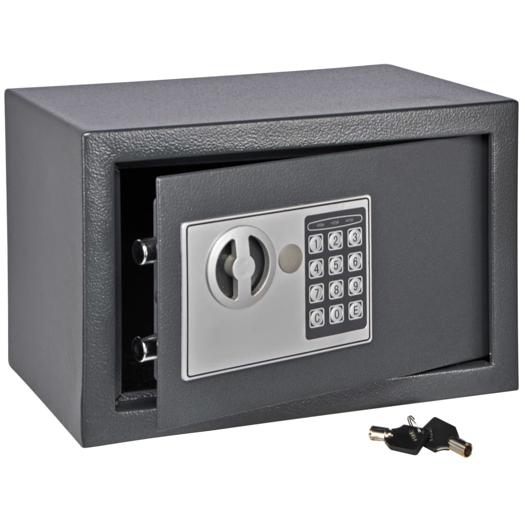 Sicherheits-Safe mit Elektroschloss Anthrazit 35x31x50 cm Stahl Sicherheits-Safe mit Elektroschloss Anthrazit 35x31x50 cm Stahl
