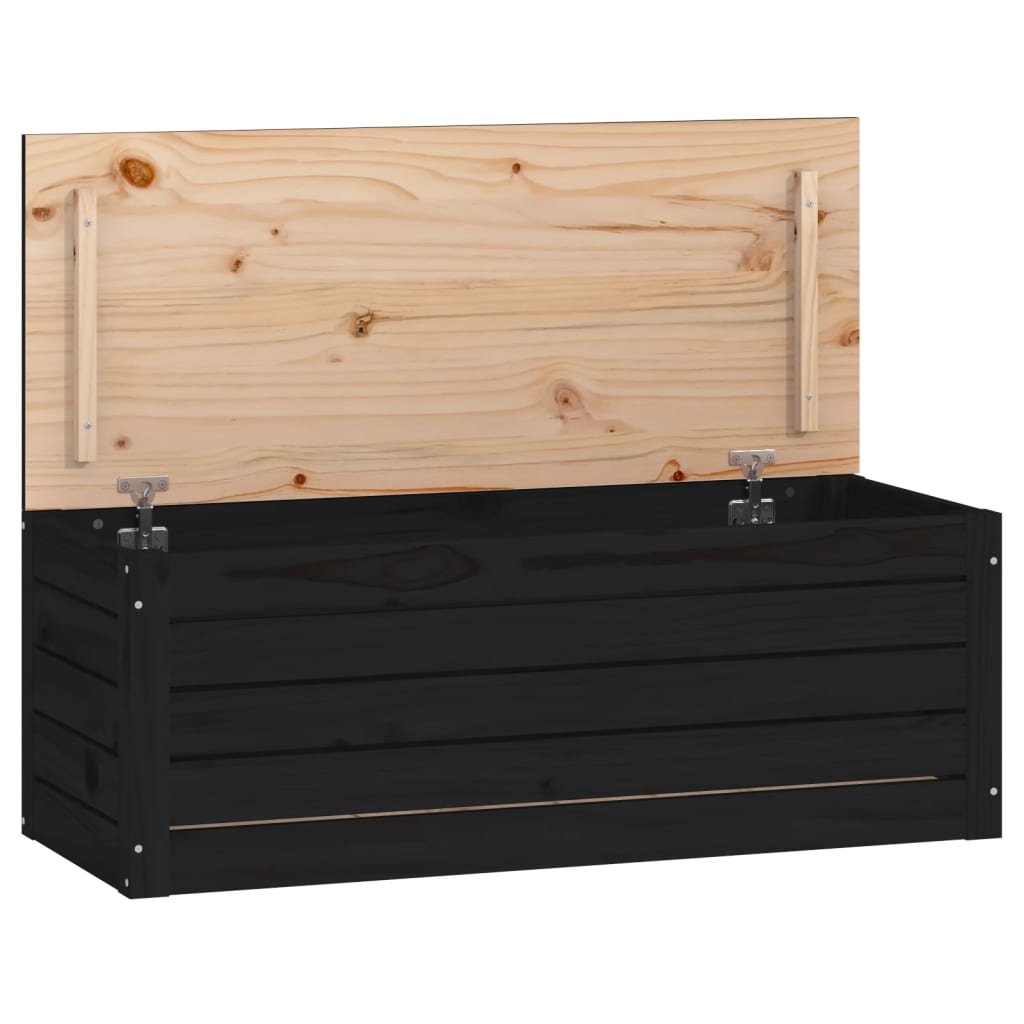 Aufbewahrungsbox Staubox Holztruhe Kiste 89x36,5x33 cm Massivholz Kiefer