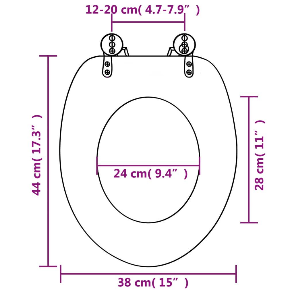 WC Sitz Toilettensitz mit Absenkautomatik Soft Close Delphin Motiv MDF Material WC Sitz Toilettensitz mit Absenkautomatik Soft Close Delphin Motiv MDF Material