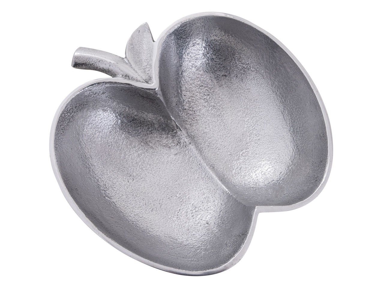 Apfel Schale Dekoschale Masterbox 12-teilig Apple gold o. silber Aluminium