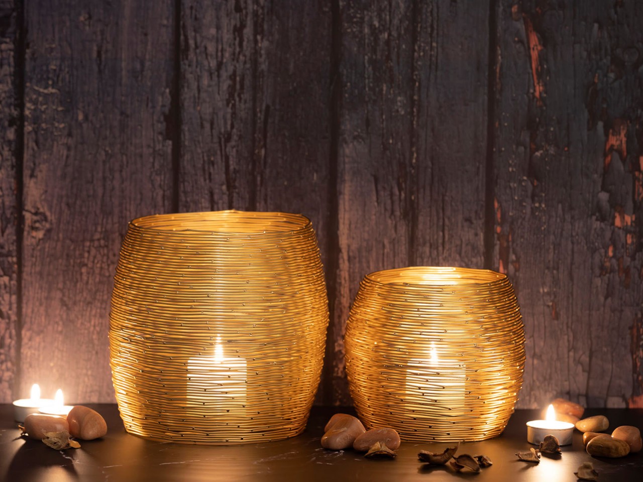Kerzenständer Set 2-teilig Teelichthalter Windlichter Paris gold o. silber Kerzenhalter Kerzenständer Set 2-teilig Teelichthalter Windlichter Paris gold o. silber Kerzenhalter
