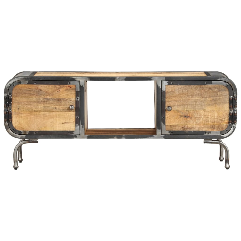 TV-Schrank Mangoholz 110x30x42 cm Massivholz Industrie Design TV-Schrank Mangoholz 110x30x42 cm Massivholz Industrie Design