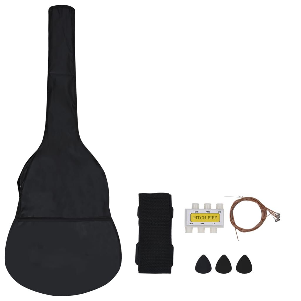 Anfänger Gitarre Gitarrenset 34 Zoll Klassikgitarre mit 8 Zubehörteilen Anfänger Gitarre Gitarrenset 34 Zoll Klassikgitarre mit 8 Zubehörteilen