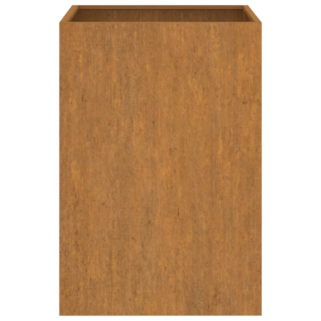 Pflanzkübel Cortenstahl Rostig 52x48x75cm Hochbeet Robust Langle