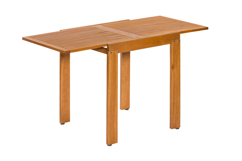 Comodoro Gartenmöbel-Set 3-teilig – 2 Klappsessel & Balkonausziehtisch 65–130 cm aus FSC® Eukalyptusholz