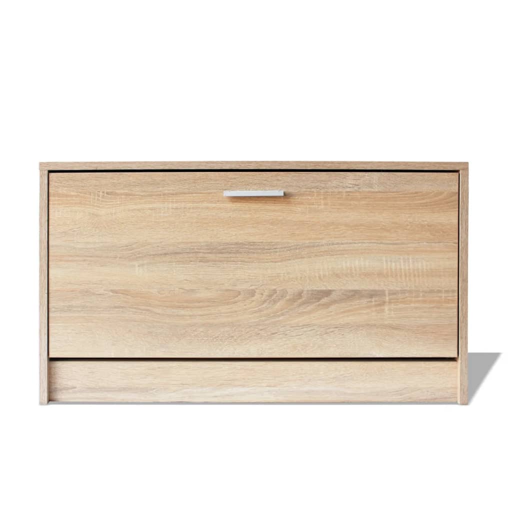Schuhbank aus Eiche 80x24x45 cm ideal für Flur Eingangsbereich praktisch robust