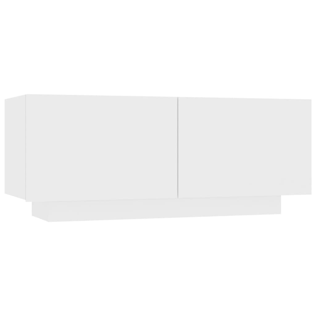TV Board Schrank Weiß 100x35x40 cm ideal für Wohnzimmer und Multimedia TV Board Schrank Weiß 100x35x40 cm ideal für Wohnzimmer und Multimedia