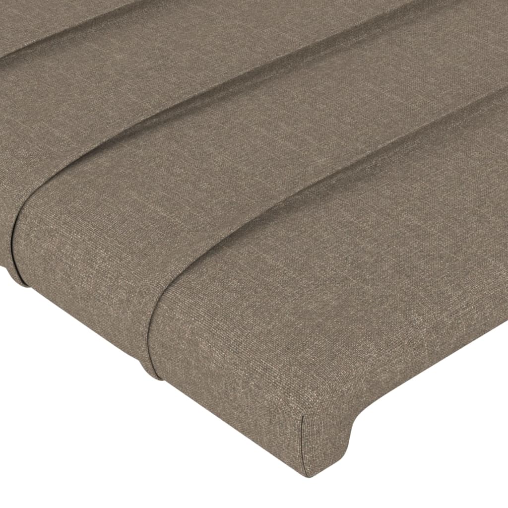 Bett Kopfteile 2er-Set Taupe 72x5x78/88 cm Stoff komfortables Schlafzimmer Bett Kopfteile 2er-Set Taupe 72x5x78/88 cm Stoff komfortables Schlafzimmer