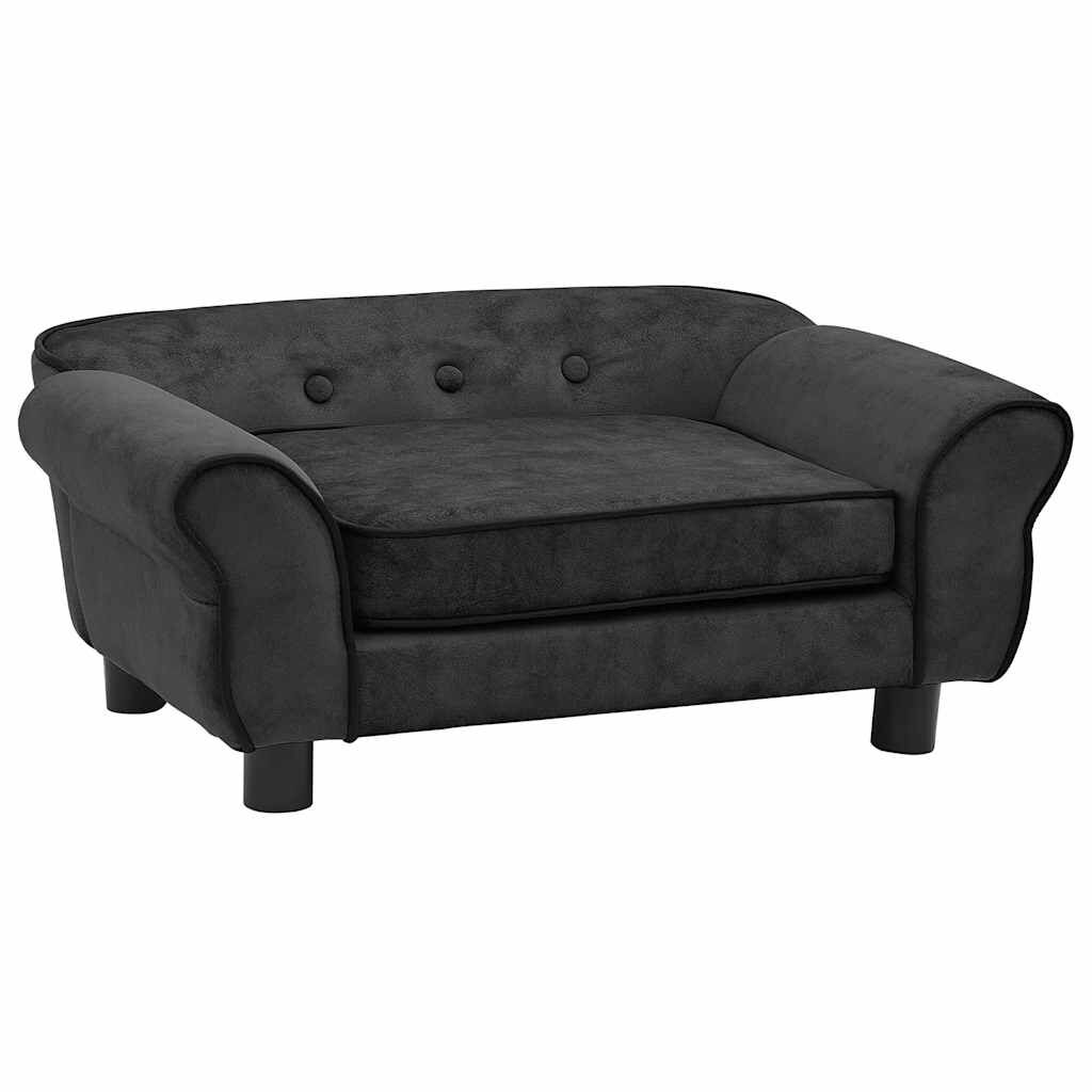 Hundesofa Dunkelgrau 72x45x30 cm weich gepolstert mit Plüschbezug pflegeleicht Hundesofa Dunkelgrau 72x45x30 cm weich gepolstert mit Plüschbezug pflegeleicht
