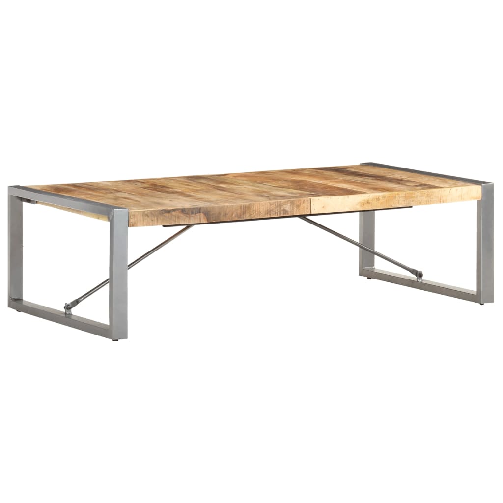 Couchtisch Mangoholz rau 140x70x40 cm