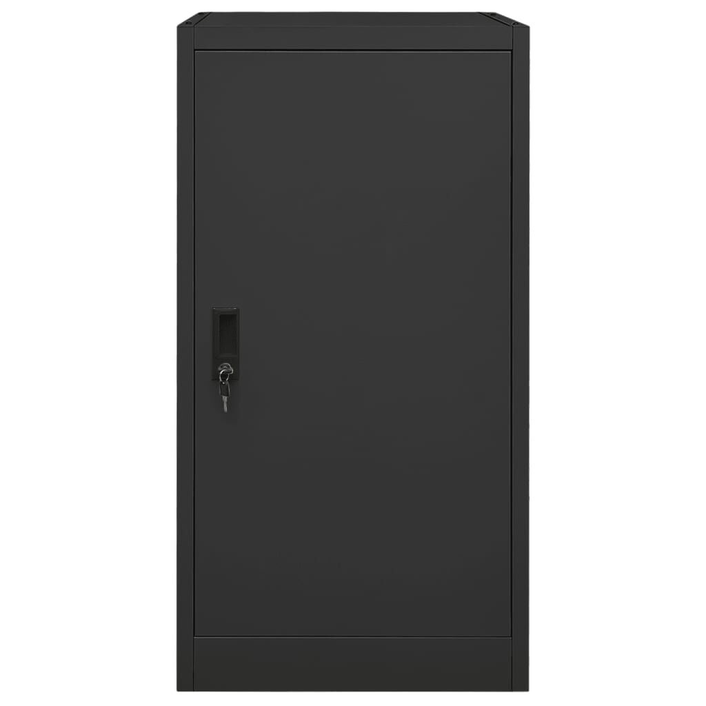 Sattelschrank aus Stahl Anthrazit 53x53x105 cm kompakt und abschließbar Sattelschrank aus Stahl Anthrazit 53x53x105 cm kompakt und abschließbar