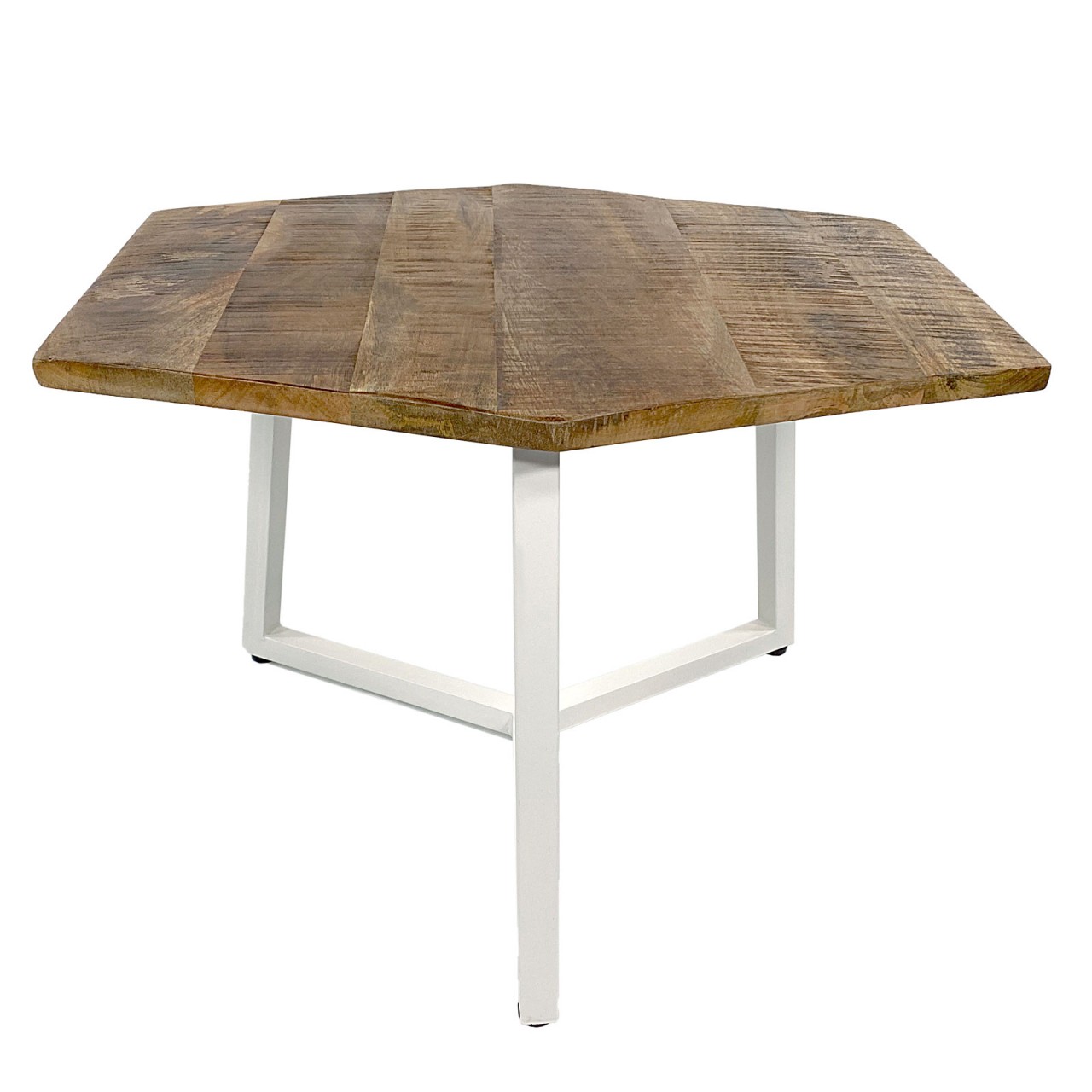 Beistelltisch 56 x 47 cm nachhaltig Wohnzimmer Tisch Couchtisch Nizza Metall-Gestell schwarz - weiß Beistelltisch 56 x 47 cm nachhaltig Wohnzimmer Tisch Couchtisch Nizza Metall-Gestell schwarz - weiß