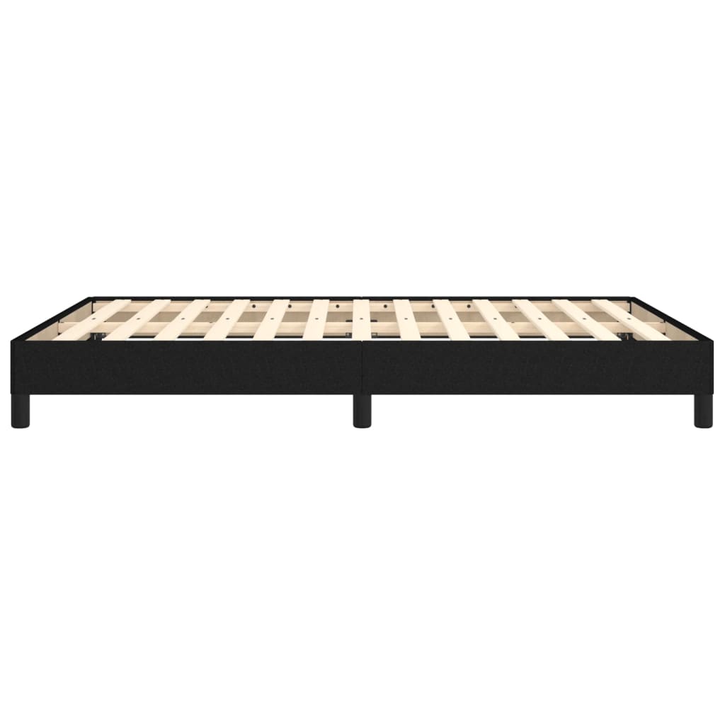 Bettgestell Bettrahmen Doppelbett Bett Lattenrost Schwarz 140x190cm Stoff