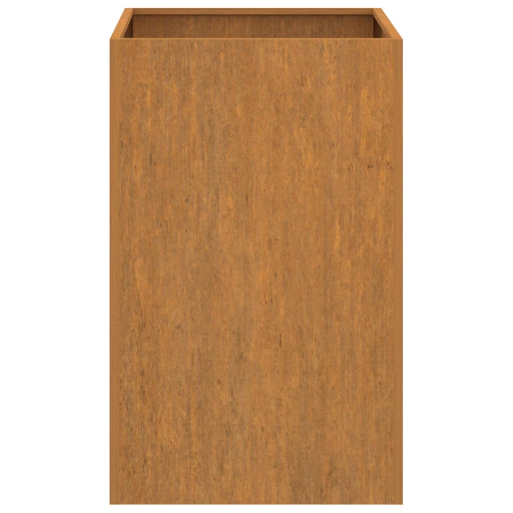 Pflanzkübel Cortenstahl Rostig 52x48x75cm Hochbeet Robust Langle