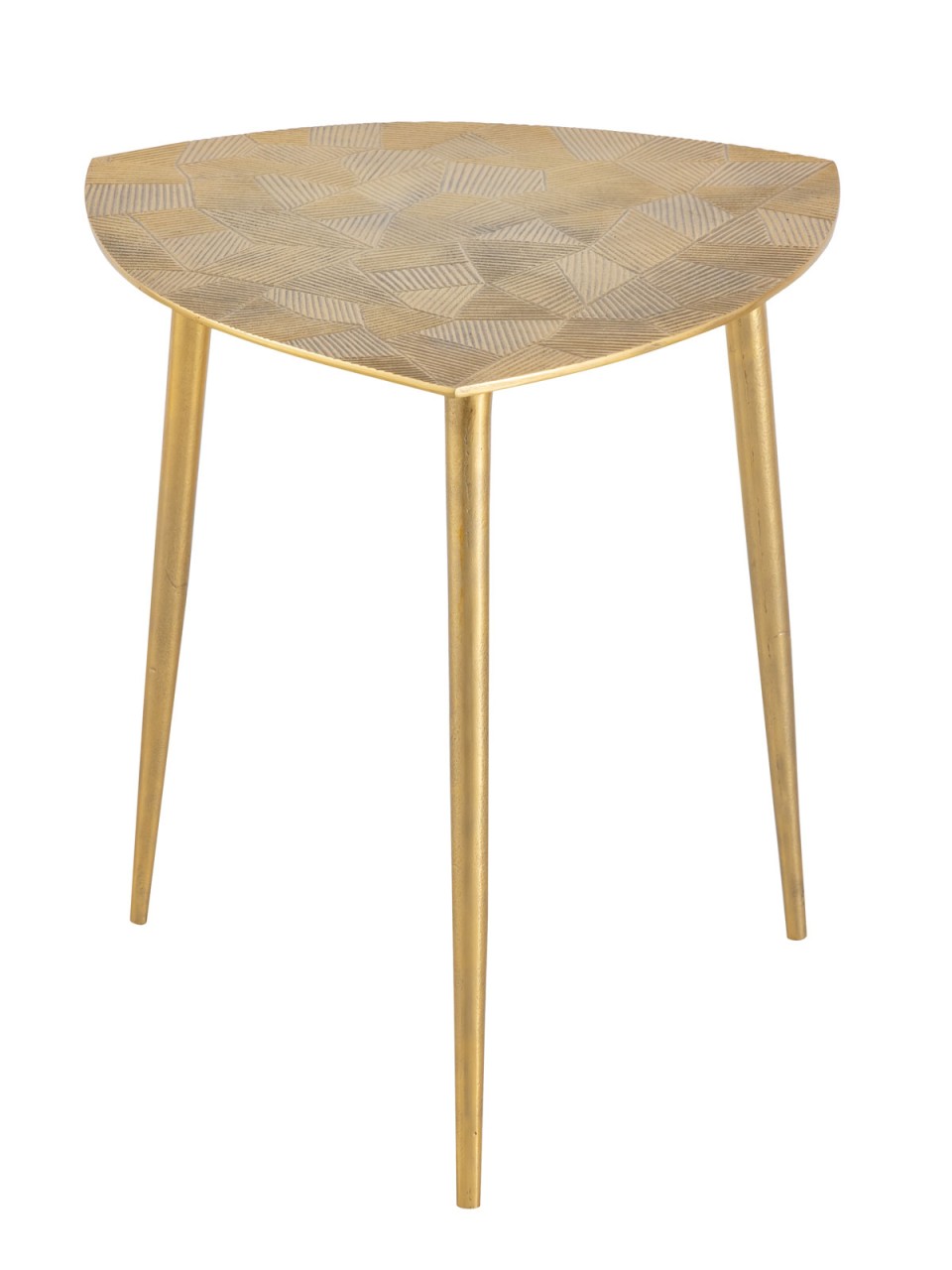 Beistelltisch Metall Dekotisch Alster 40x45x40 cm dreieckig klass. Design Aluminium silber o. gold Beistelltisch Metall Dekotisch Alster 40x45x40 cm dreieckig klass. Design Aluminium silber o. gold