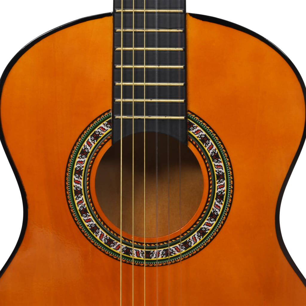 Anfänger Gitarre Gitarrenset 34 Zoll Klassikgitarre mit 8 Zubehörteilen Anfänger Gitarre Gitarrenset 34 Zoll Klassikgitarre mit 8 Zubehörteilen