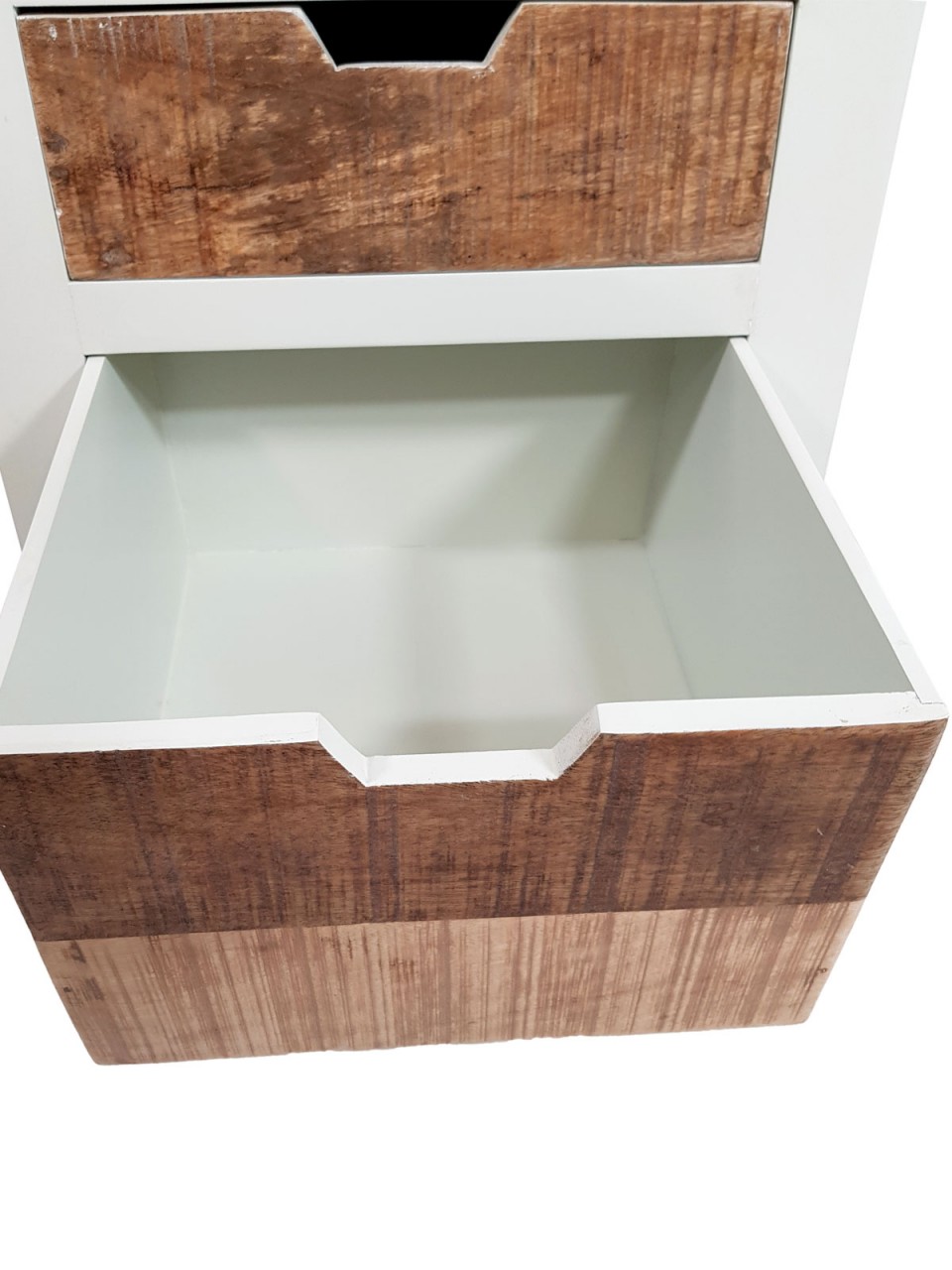 Schubladen Kommode B 40 H 92 cm Schubkastenturm Anrichte Sideboard California weiß Mangoholz Schubladen Kommode B 40 H 92 cm Schubkastenturm Anrichte Sideboard California weiß Mangoholz