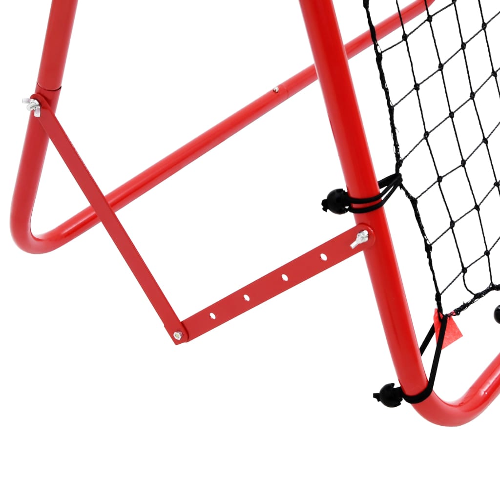 Verstellbarer Fußball-Kickback-Rebounder Trainingsgerät Rückprallwand 100 x 100 cm