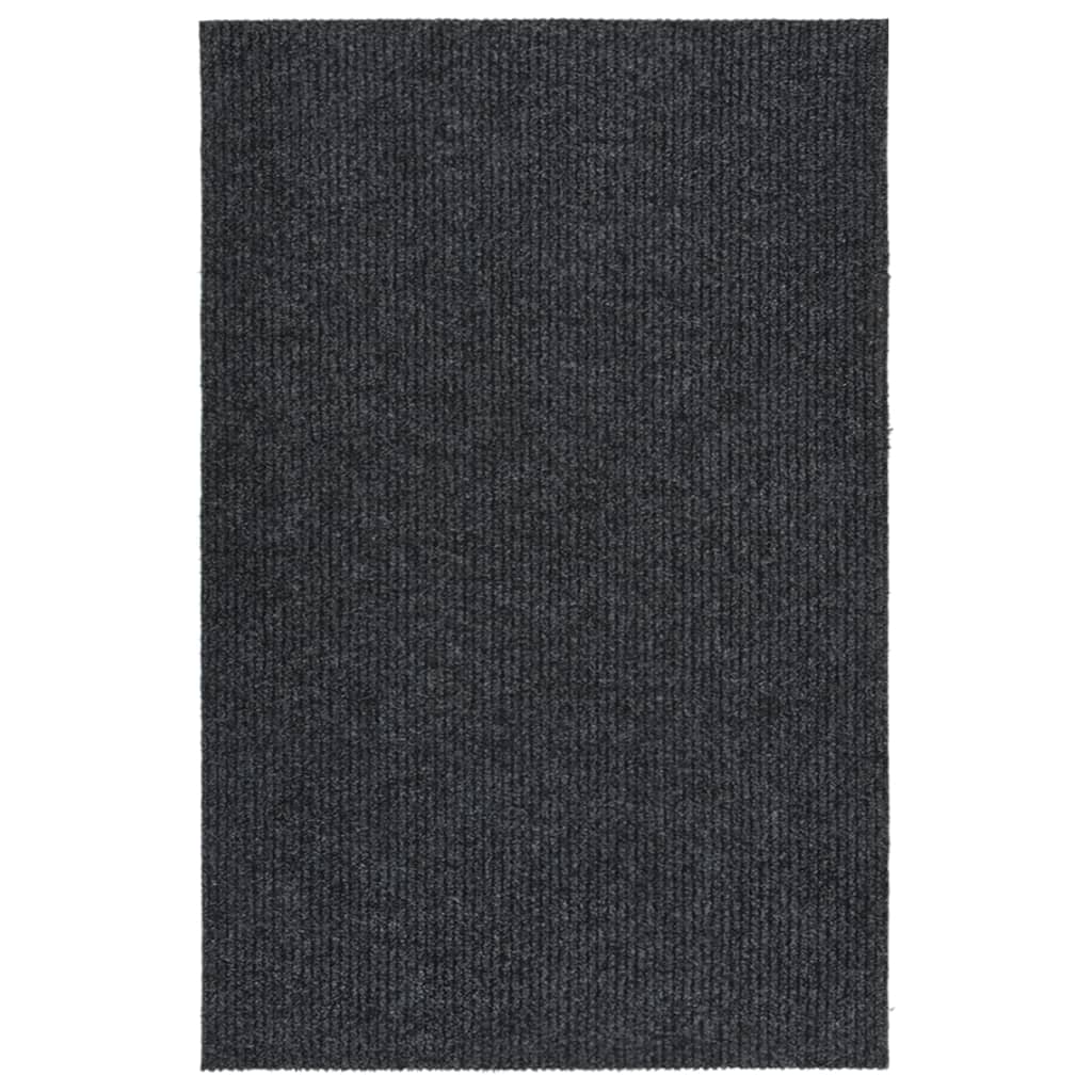 Schmutzfangläufer Fußmatte 100x150 cm Anthrazit Rutschfest Robust Innen Außen