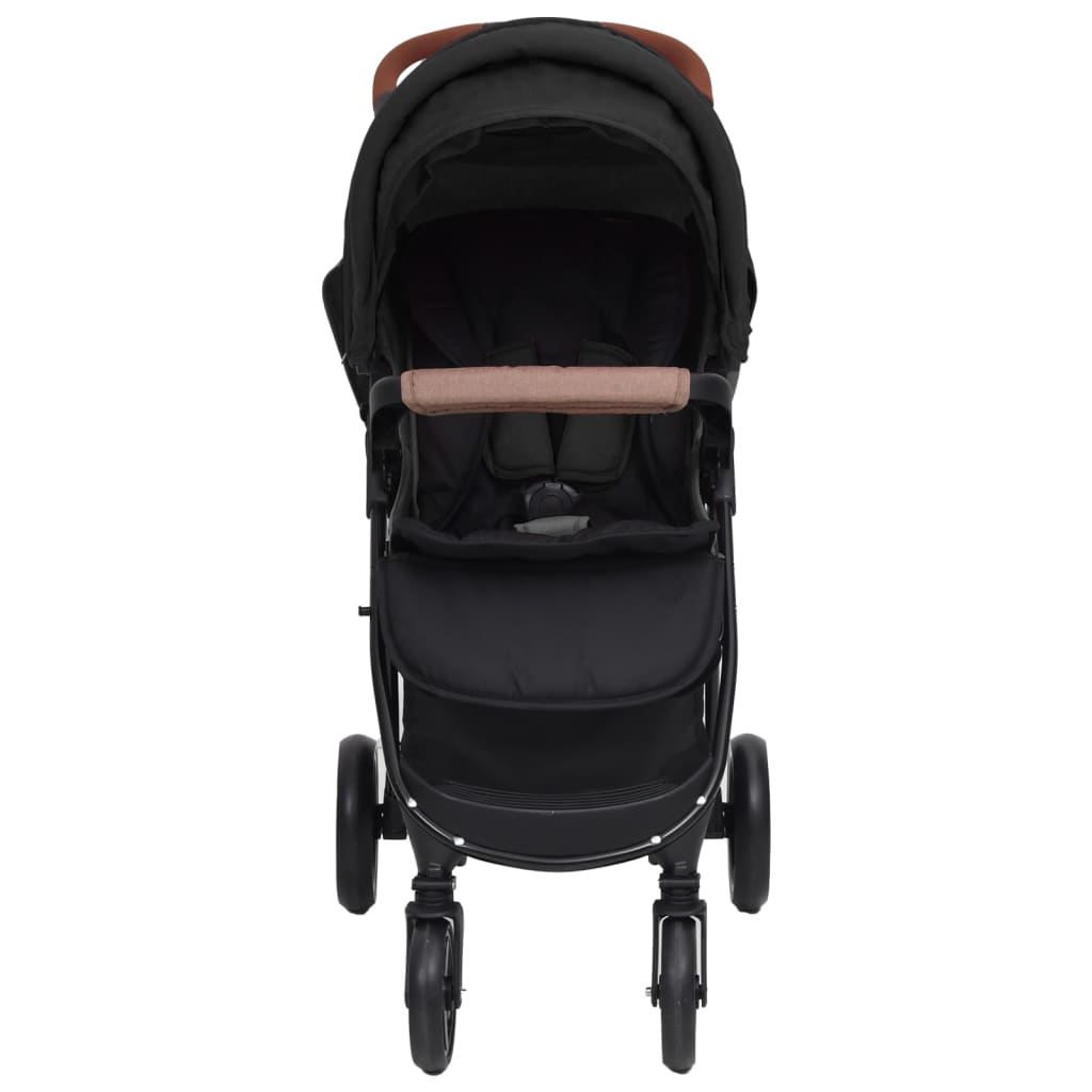 3in1 Kinderwagen Anthrazit Stahl