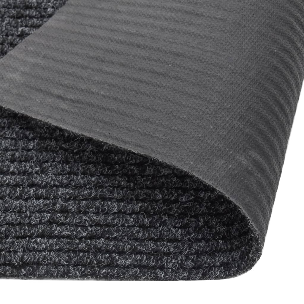 Schmutzfangläufer Fußmatte 100x150 cm Anthrazit Rutschfest Robust Innen Außen