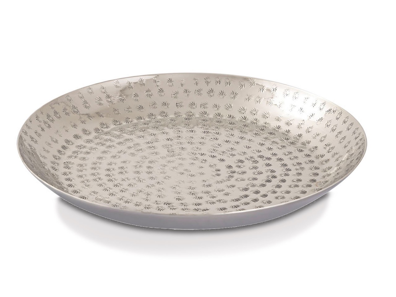 Dekotablett ø 28 cm rund gold o. silber Deko Tablett Serviertablett Metall Kerzentablett Dekotablett ø 28 cm rund gold o. silber Deko Tablett Serviertablett Metall Kerzentablett