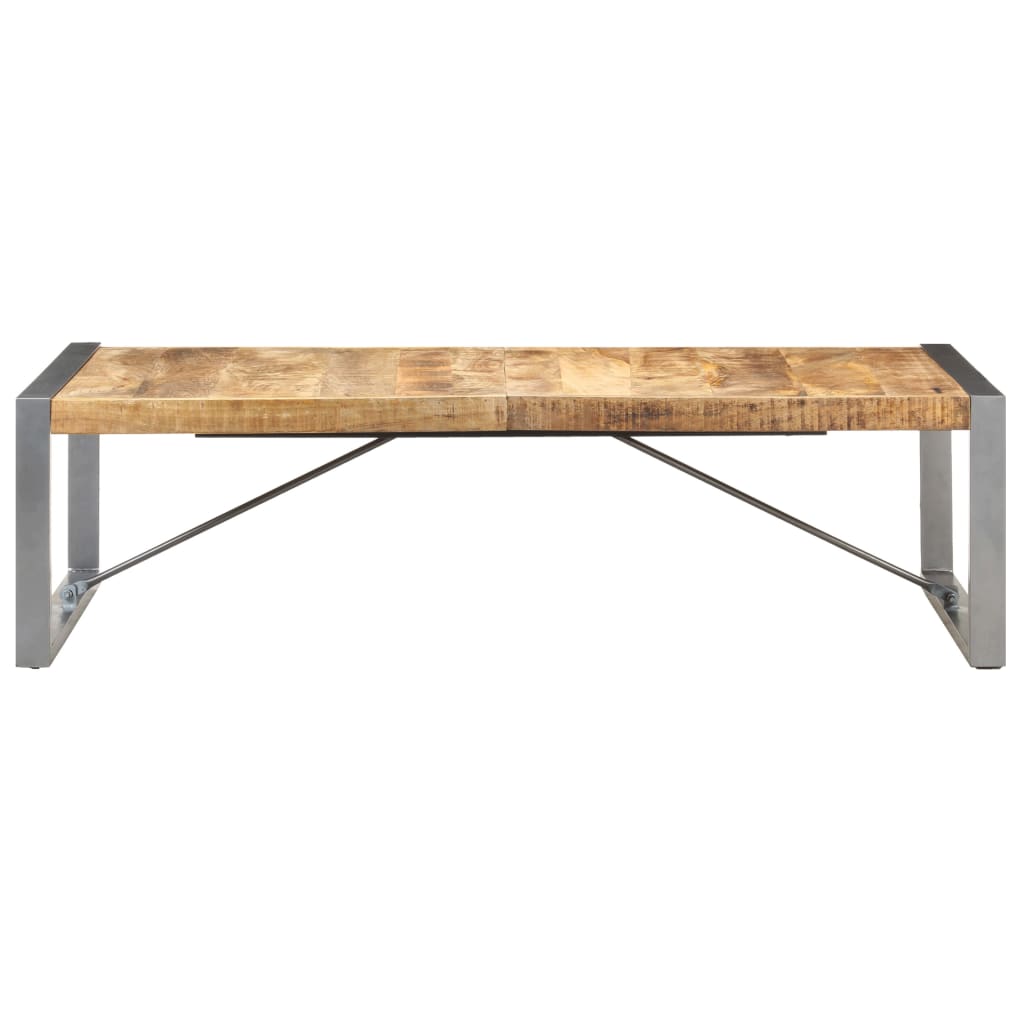 Couchtisch Mangoholz rau 140x70x40 cm