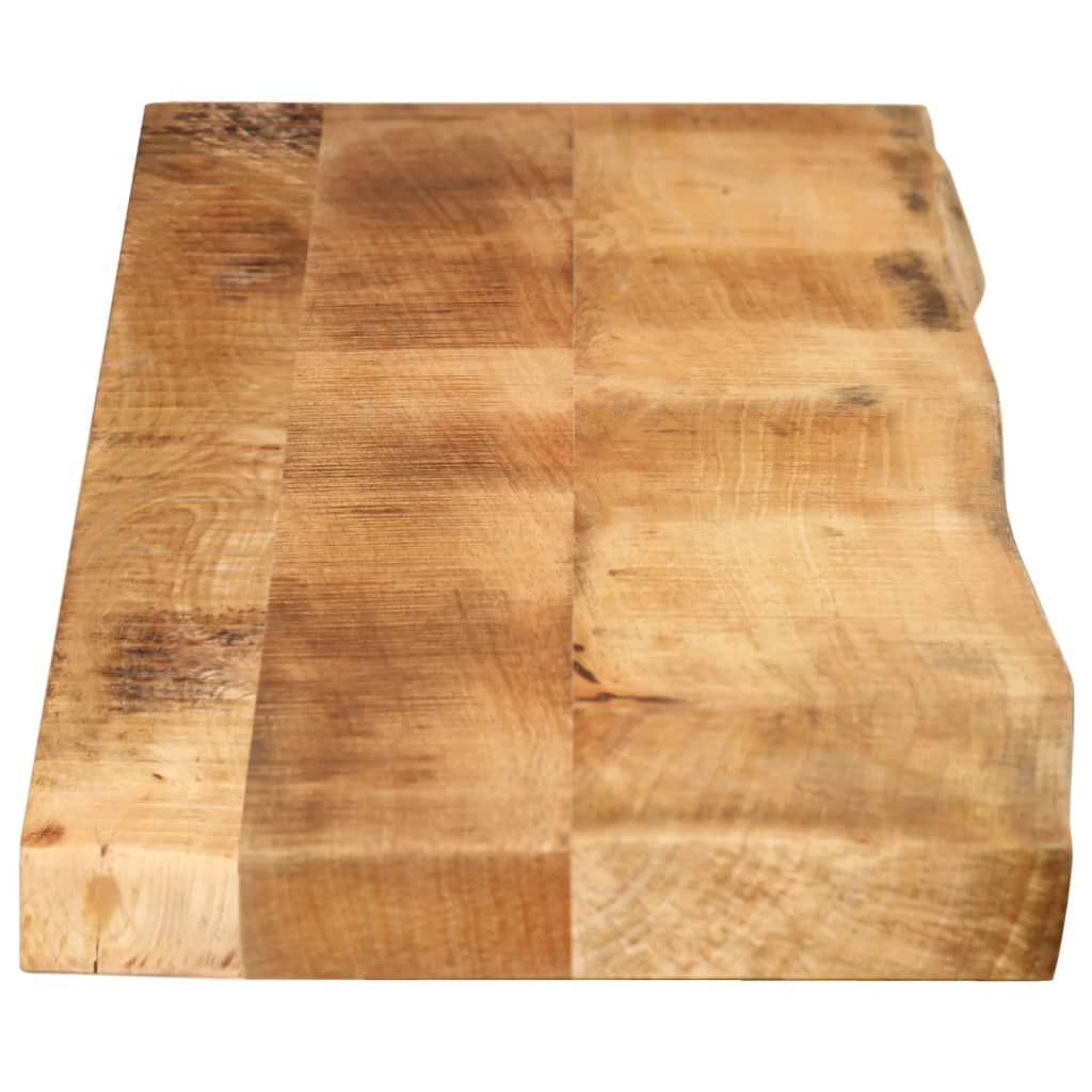Tischplatte Mango Massivholz 160x30 cm mit natürlicher Baumkante rustikal Tischplatte Mango Massivholz 160x30 cm mit natürlicher Baumkante rustikal