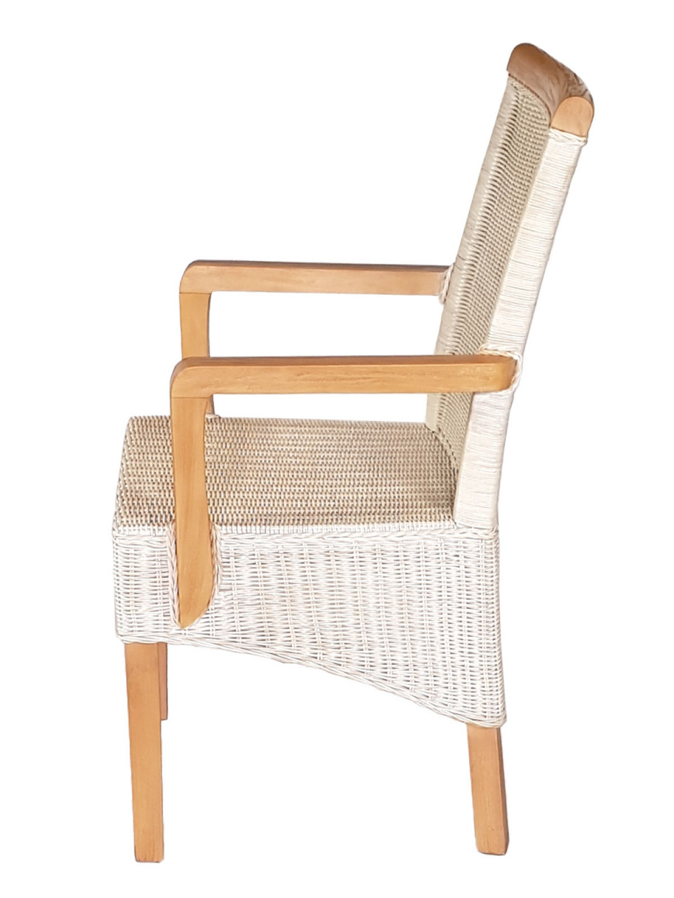 Esszimmer Stuhl mit Armlehnen Rattanstuhl weiß Perth Korbstuhl Rattan Sessel nachhaltig Esszimmer Stuhl mit Armlehnen Rattanstuhl weiß Perth Korbstuhl Rattan Sessel nachhaltig