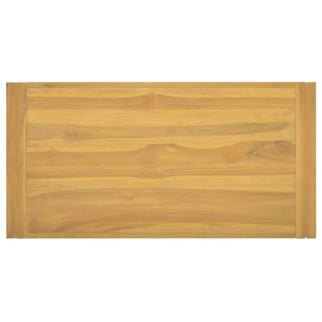 Badezimmerschrank Teakholz Wand 90x45x35 cm