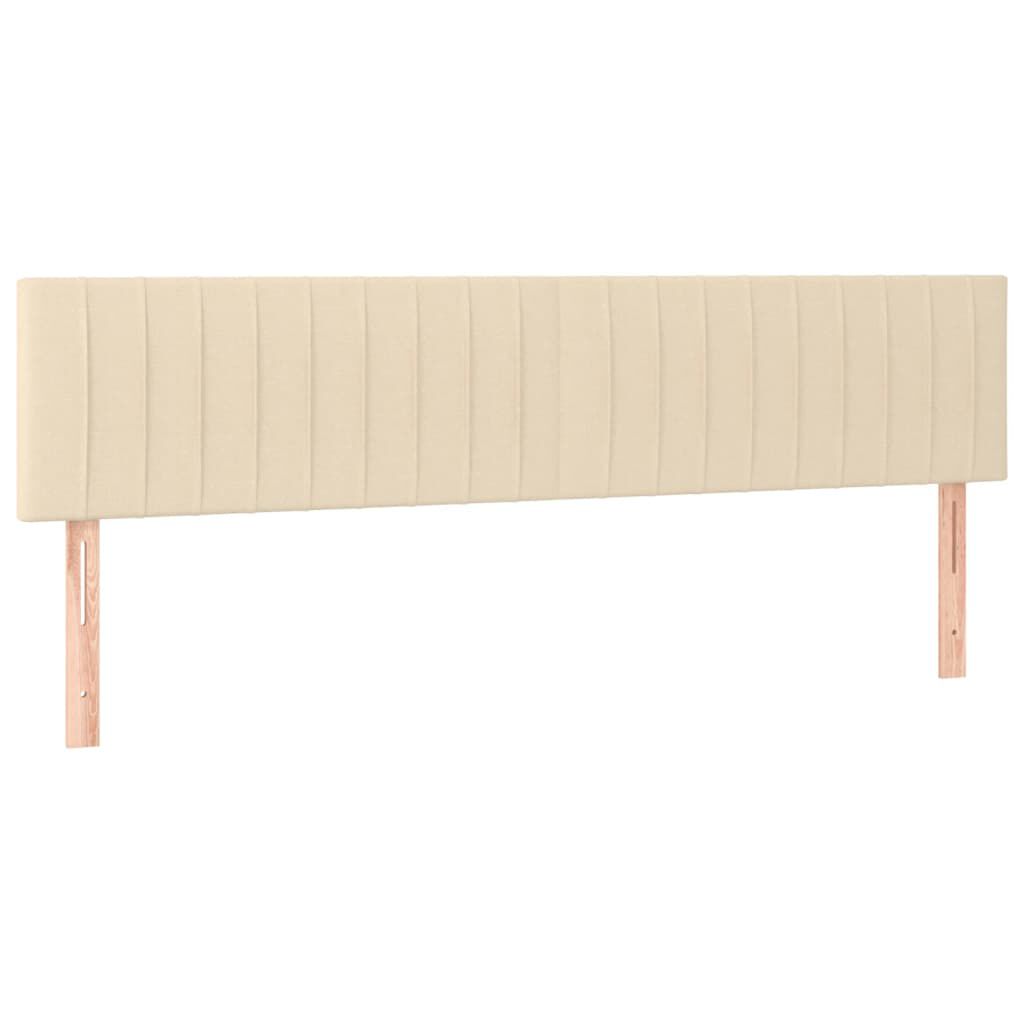Kopfteil Bett Set 2 Stück Creme Polster 80 cm für Betten aller Art modern Kopfteil Bett Set 2 Stück Creme Polster 80 cm für Betten aller Art modern