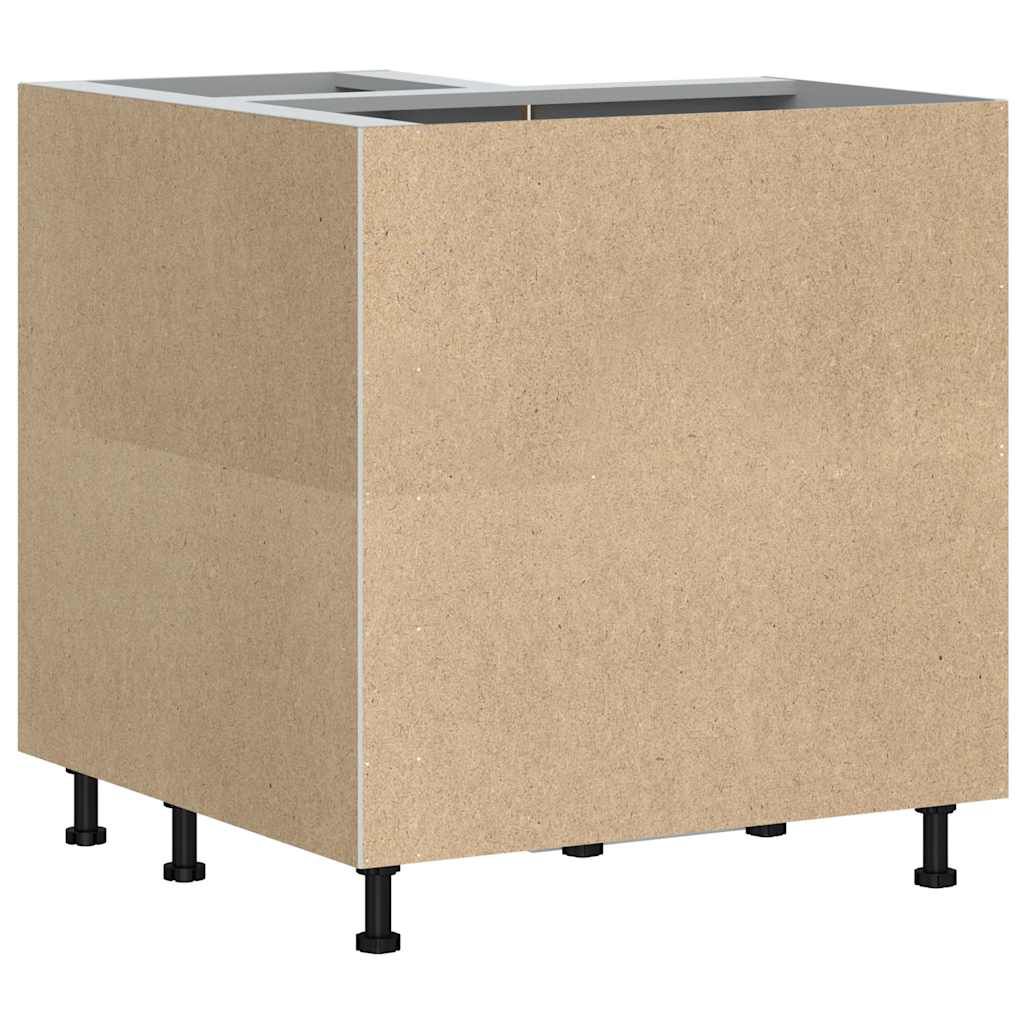 Küchen-Eckunterschrank Porto Räuchereiche Holzwerkstoff