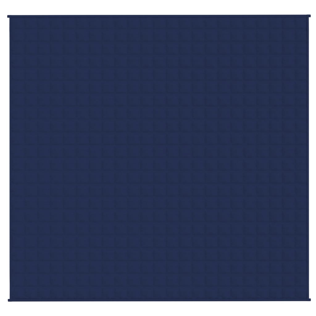 Gewichtsdecke Blau 220 x 235 cm King 11 kg Beruhigende Schlafdecke