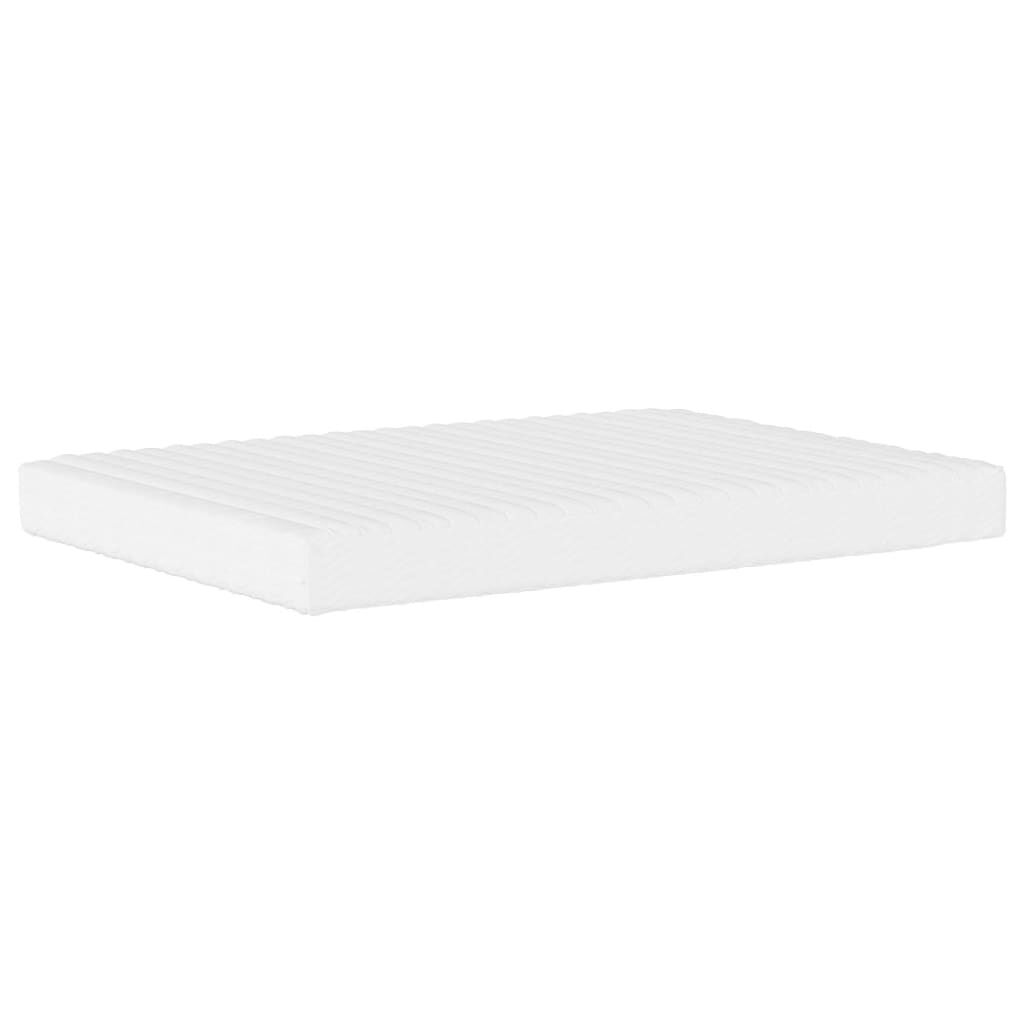 Komfortmatratze Weiß 120x200 cm aus Schaumstoff H2 H3 ergonomisches Liegen Komfortmatratze Weiß 120x200 cm aus Schaumstoff H2 H3 ergonomisches Liegen