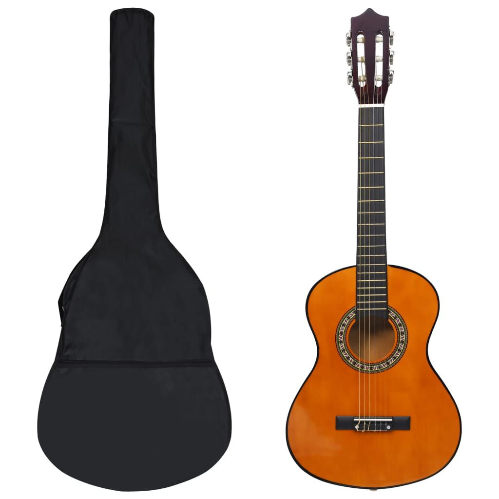 Anfänger Gitarre Gitarrenset 34 Zoll Klassikgitarre mit 8 Zubehörteilen Anfänger Gitarre Gitarrenset 34 Zoll Klassikgitarre mit 8 Zubehörteilen